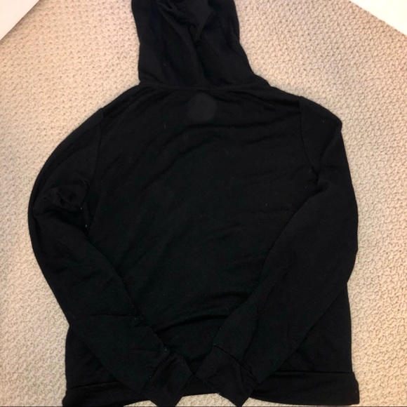 Black & White Guess Zip Up Hoodie - Picture 3 of 3